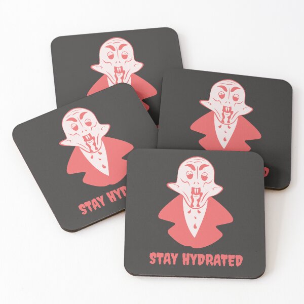Item preview, Funny Nosferatu Stay Hydrated Gothic Illustration designed and sold by beboplab.