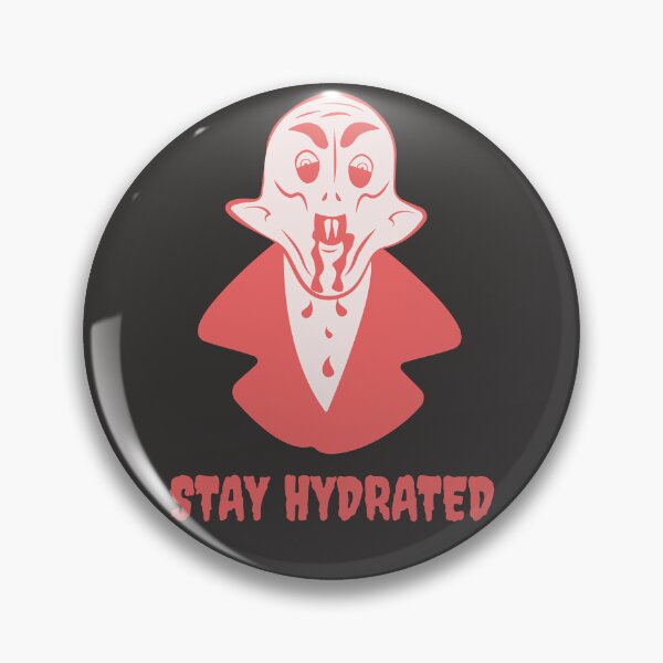 Item preview, Funny Nosferatu Stay Hydrated Gothic Illustration designed and sold by beboplab.