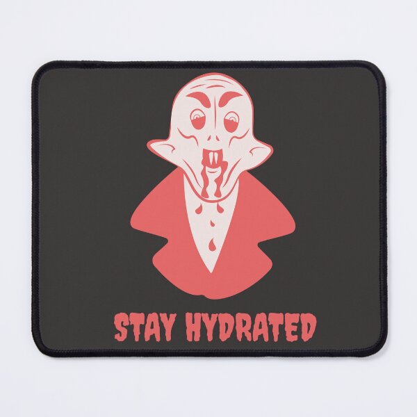 Item preview, Funny Nosferatu Stay Hydrated Gothic Illustration designed and sold by beboplab.