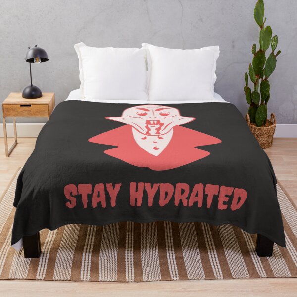 Item preview, Funny Nosferatu Stay Hydrated Gothic Illustration designed and sold by beboplab.