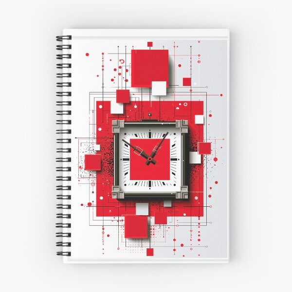 Item preview, Abstract clock geometric design art designed and sold by TanyaLovus.