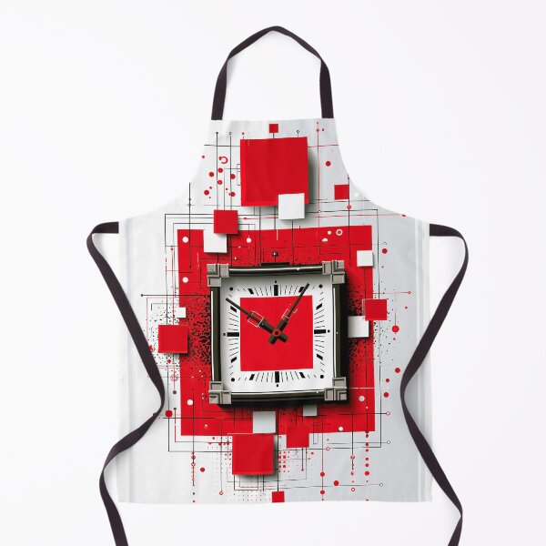 Item preview, Abstract clock geometric design art designed and sold by TanyaLovus.