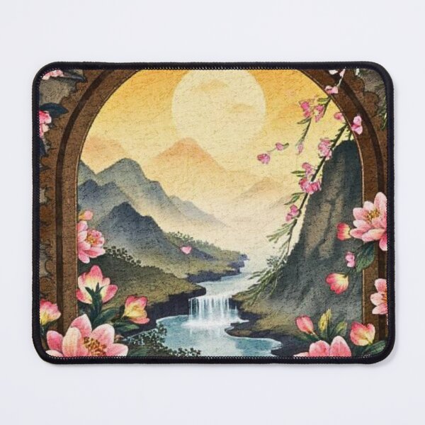 Item preview, Vintage Floral Arch Landscape designed and sold by Bright Stone .