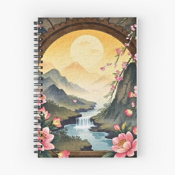 Item preview, Vintage Floral Arch Landscape designed and sold by Bright Stone .