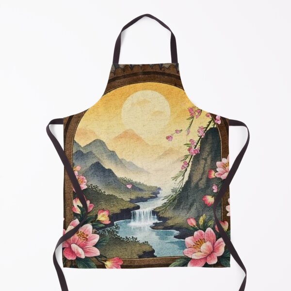 Item preview, Vintage Floral Arch Landscape designed and sold by Bright Stone .