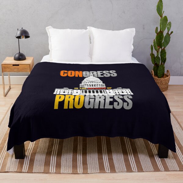 Item preview, CONGRESS IS OPPOSITE OF PROGRESS POLITICAL SATIRE DESIGN designed and sold by PRINTSCHARMINGM.