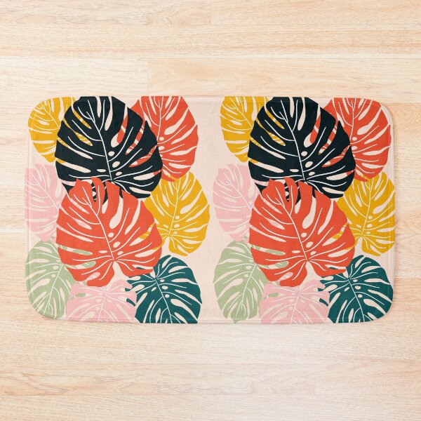 Item preview, Abstract Colorful Monstera Leaves Boho Botanical designed and sold by FaizArtShop.
