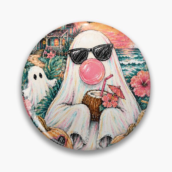 Item preview, Tropical Halloween Ghost Beach Party designed and sold by NightSpell.