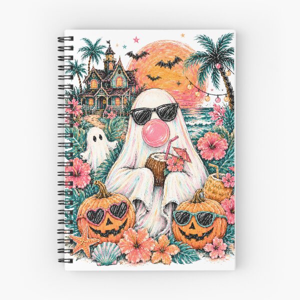 Item preview, Tropical Halloween Ghost Beach Party designed and sold by NightSpell.
