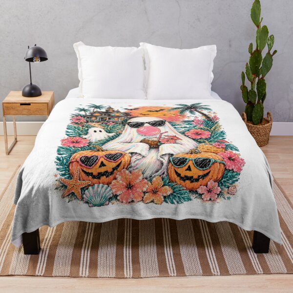 Item preview, Tropical Halloween Ghost Beach Party designed and sold by NightSpell.