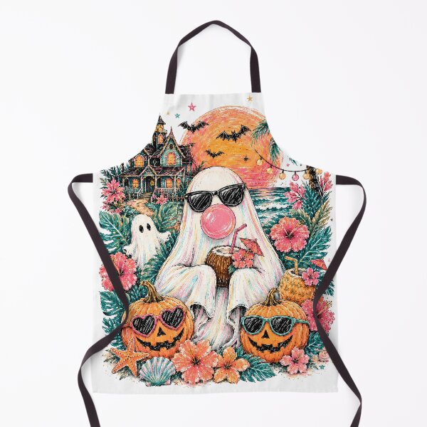 Item preview, Tropical Halloween Ghost Beach Party designed and sold by NightSpell.