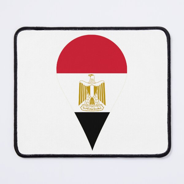 Item preview, Egypt Flag Location Pin Map Marker | Egyptian Destination GPS Icon designed and sold by NTGUILTY.