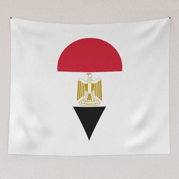 Item preview, Egypt Flag Location Pin Map Marker | Egyptian Destination GPS Icon designed and sold by NTGUILTY.