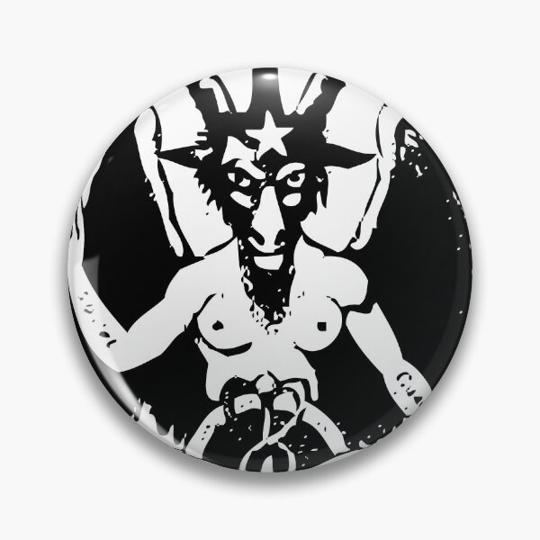 Item preview, Baphomet Occult Woodcut Satanic Goth Art designed and sold by Lilith.3x313 Vault.