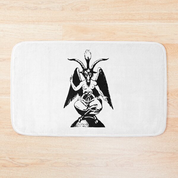 Item preview, Baphomet Occult Woodcut Satanic Goth Art designed and sold by Lilith.3x313 Vault.