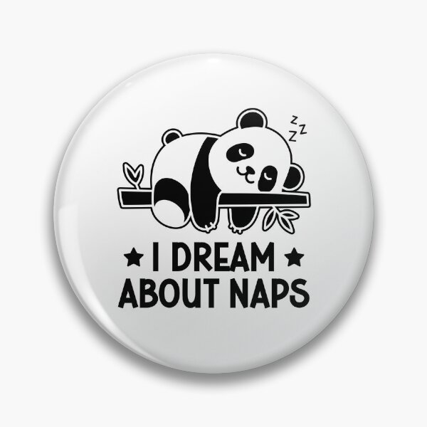Item preview, I Dream About Naps Funny Lazy Panda Bear designed and sold by gunaone-design.
