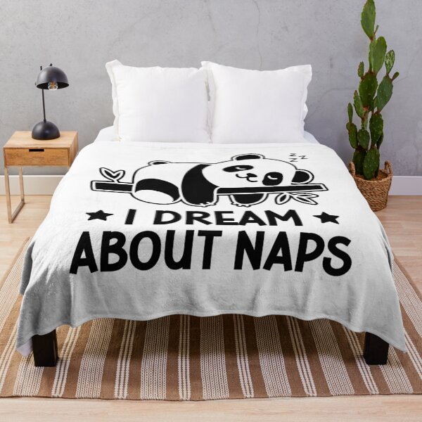 Item preview, I Dream About Naps Funny Lazy Panda Bear designed and sold by gunaone-design.