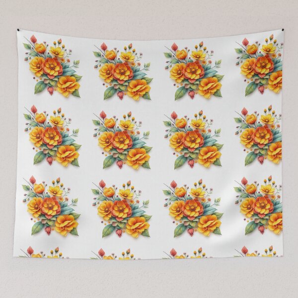 Item preview, Golden Wildflower Bouquet designed and sold by samuel2025.