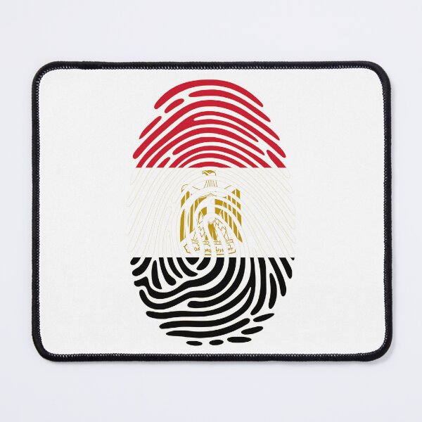 Item preview, Egypt Flag Fingerprint Identity | Egyptian DNA Heritage Graphic designed and sold by NTGUILTY.
