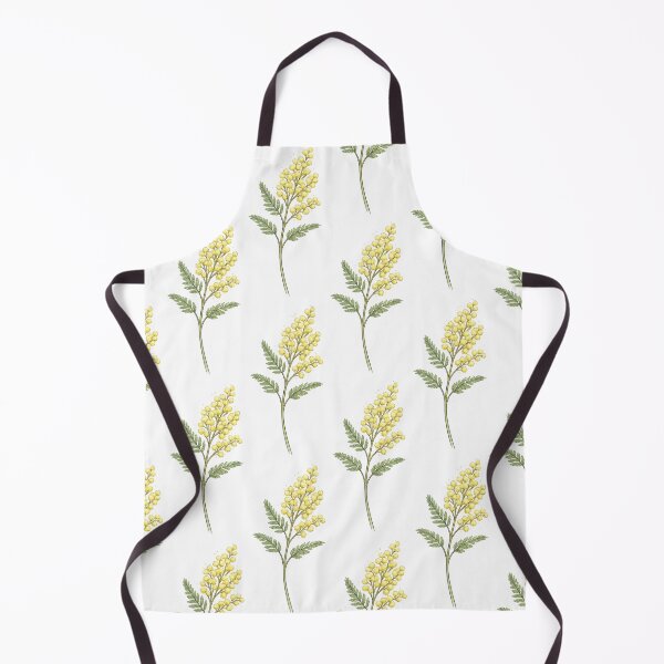 Item preview, Mimosa sprig with delicate yellow blossoms designed and sold by Side Quest Co..