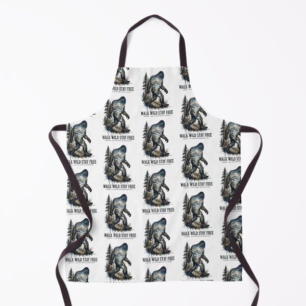 Item preview, Walk Wild Stay Free Bigfoot Design designed and sold by Roy & Tiffany.