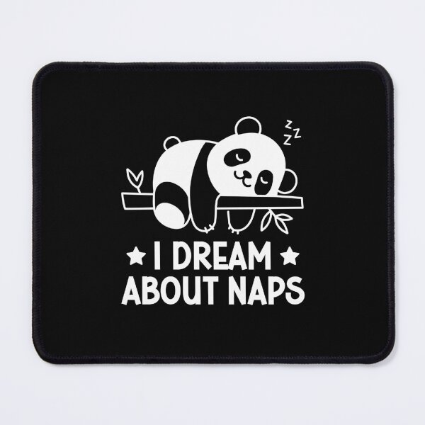 Item preview, I Dream About Naps Funny Lazy Panda Bear designed and sold by gunaone-design.