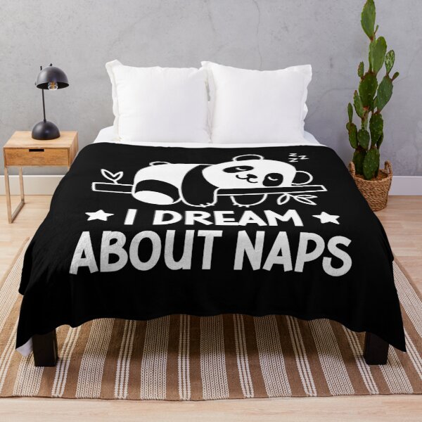 Item preview, I Dream About Naps Funny Lazy Panda Bear designed and sold by gunaone-design.