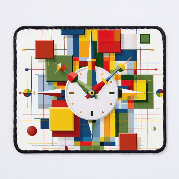 Item preview, Abstract clock geometric design art designed and sold by TanyaLovus.