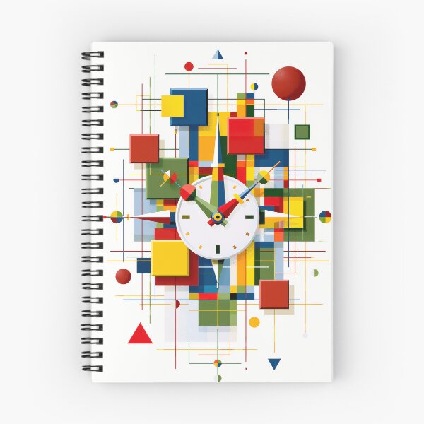 Item preview, Abstract clock geometric design art designed and sold by TanyaLovus.