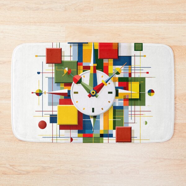 Item preview, Abstract clock geometric design art designed and sold by TanyaLovus.