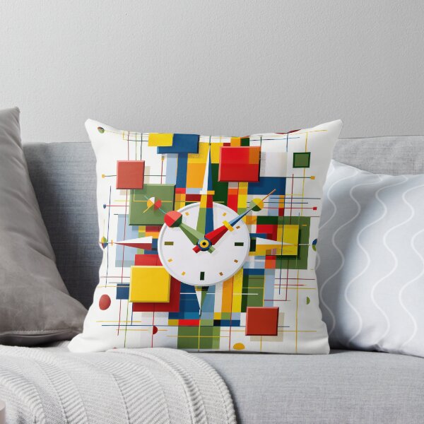 Item preview, Abstract clock geometric design art designed and sold by TanyaLovus.
