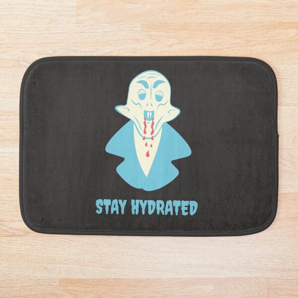 Item preview, Divertida ilustración gótica de Nosferatu: Mantente hidratado (Edición azul) designed and sold by beboplab.