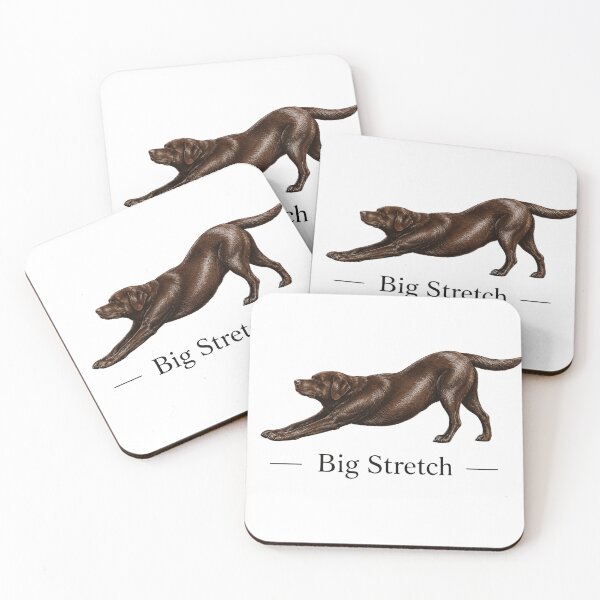 Item preview, Big Stretch Chocolate Labrador Retriever designed and sold by VGAfanatic.