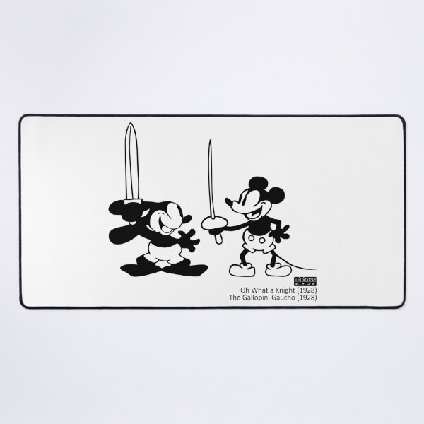 Item preview, Oswald and Mickey - Companions at Arms (Oh What a Knight, 1928; The Gallopin' Gaucho, 1928) designed and sold by eetoons1927.