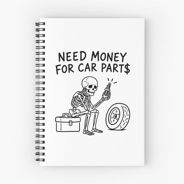 Item preview, Need money for car parts - Funny Mechanic Skeleton Car Repair Expert Garage Humor designed and sold by gunaone-design.
