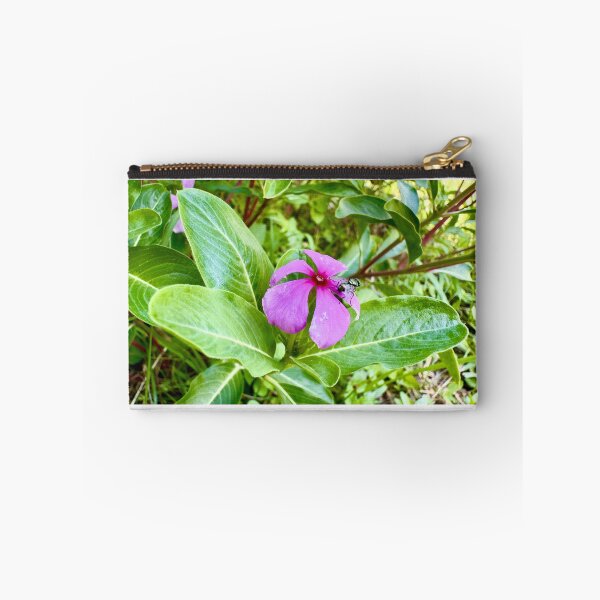 Item preview, Quiet Bloom - Purple Flower with Bee - Nature’s Visitor Macro. designed and sold by QuietBloomDHS.
