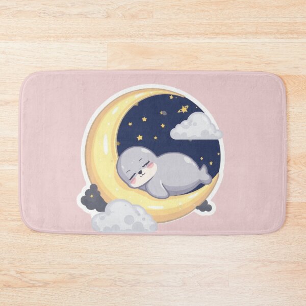 Item preview, Dreamy Sleepy Seal Sticker | Adorable Celestial Seal Art designed and sold by Stylestickers55.