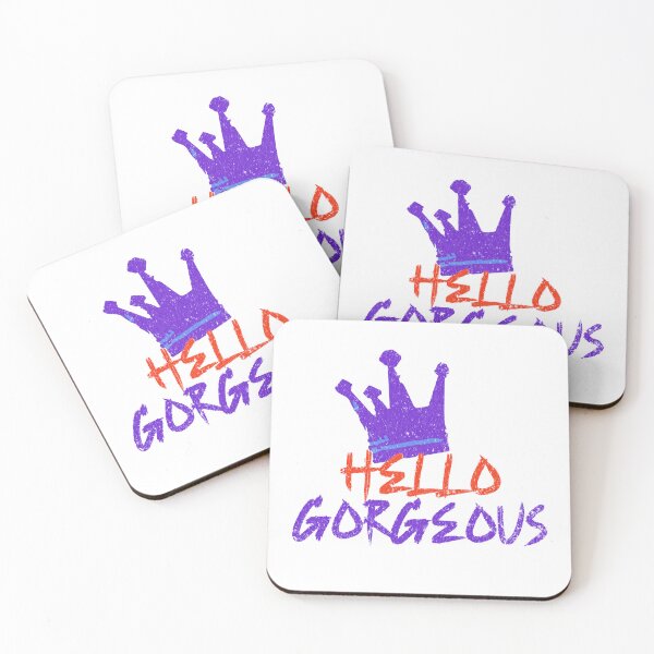 Item preview, Hello Gorgeous Crown Graphic Tee - Trendy Self Love Women Clothing designed and sold by illeN-Art-World.