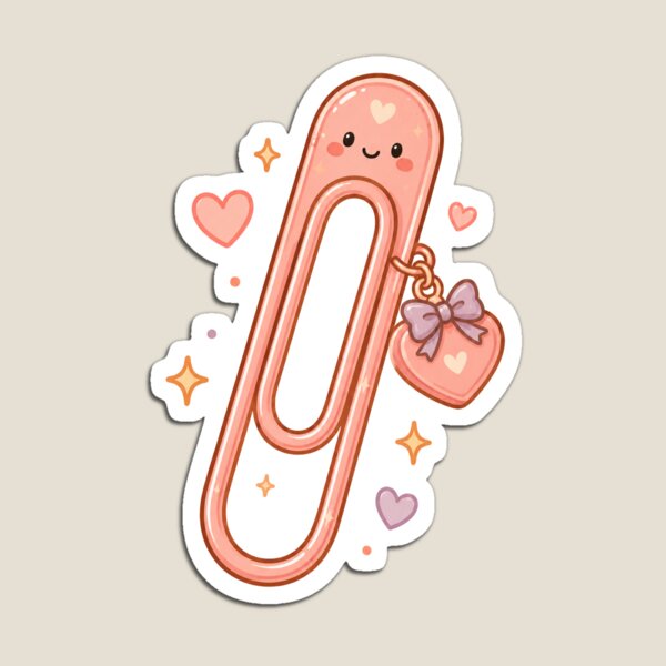 Item preview, Cute Kawaii Paperclip designed and sold by mochi-mellow.