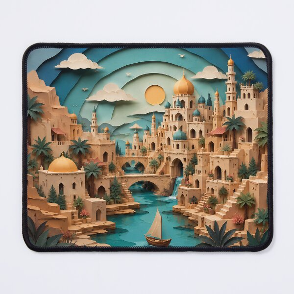 Item preview, Arabian Palace Paper Cut Art — Islamic Architecture designed and sold by Aureva Arts Shop.