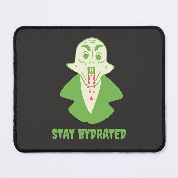 Item preview, Funny Nosferatu Stay Hydrated Gothic Illustration Green Edition designed and sold by beboplab.