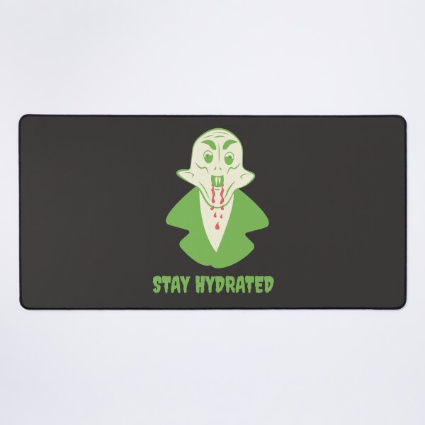 Item preview, Funny Nosferatu Stay Hydrated Gothic Illustration Green Edition designed and sold by beboplab.