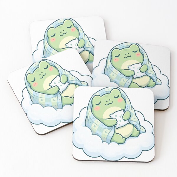 Item preview, ? Cozy Sleepy Frog on Cloud Sticker designed and sold by AdityaShop18.