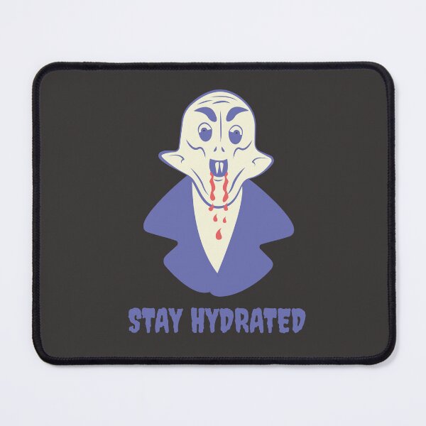Item preview, Funny Nosferatu Stay Hydrated Gothic Illustration Purple Edition designed and sold by beboplab.