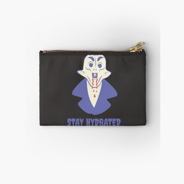 Item preview, Funny Nosferatu Stay Hydrated Gothic Illustration Purple Edition designed and sold by beboplab.