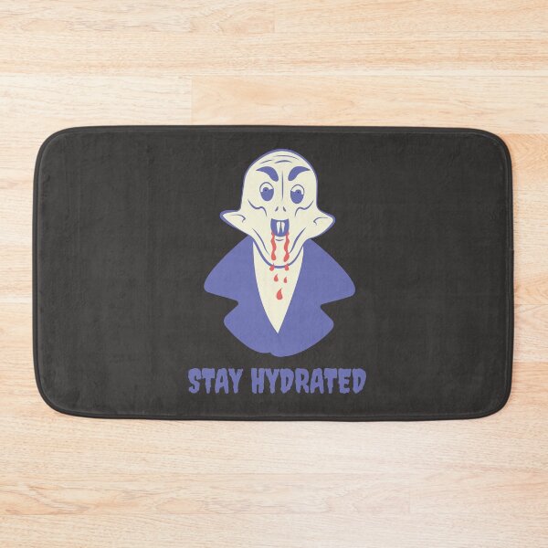 Item preview, Funny Nosferatu Stay Hydrated Gothic Illustration Purple Edition designed and sold by beboplab.
