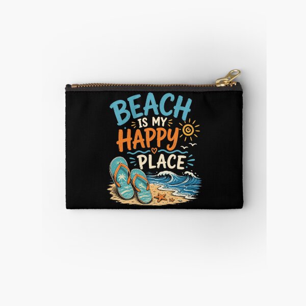 Item preview, Beach Is My Happy Place Retro Summer Beach Design designed and sold by AMICO77.