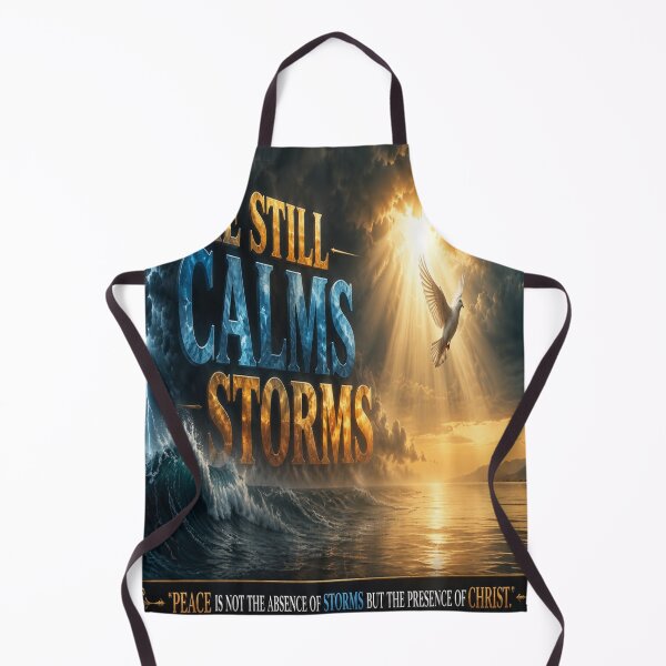 Item preview, He Still Calms Storms | Christian Ocean Faith Artwork designed and sold by Faith & Grace design .