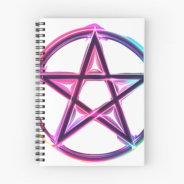 Item preview, Glowing Neon Pentagram Symbol Illustration designed and sold by Lilith.3x313 Vault.