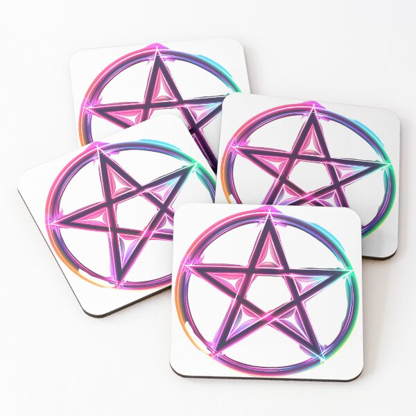 Item preview, Glowing Neon Pentagram Symbol Illustration designed and sold by Lilith.3x313 Vault.